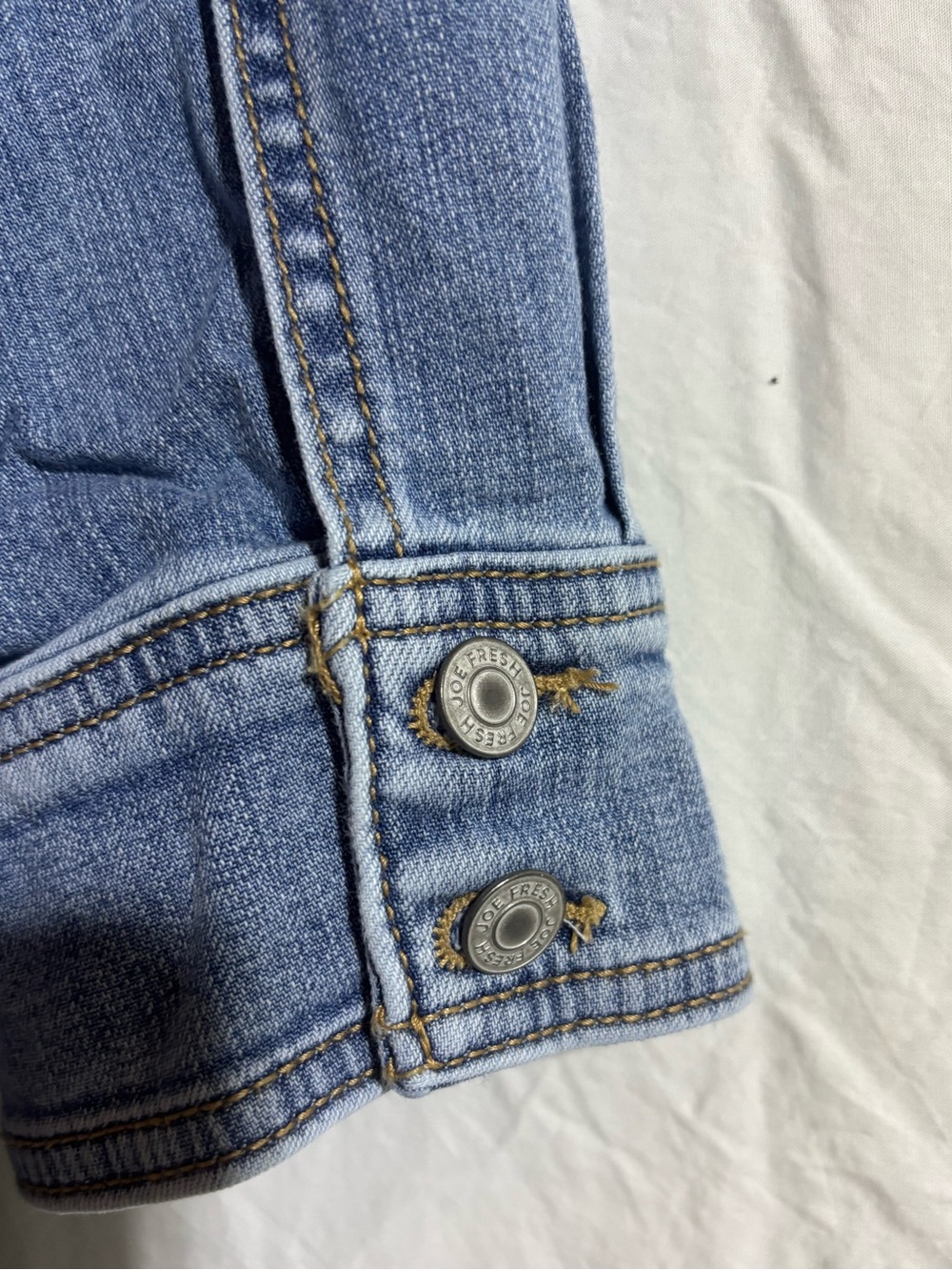 Joe fresh Denim Button-Up Shirt Dress - Light Blue - Picture 4 of 4